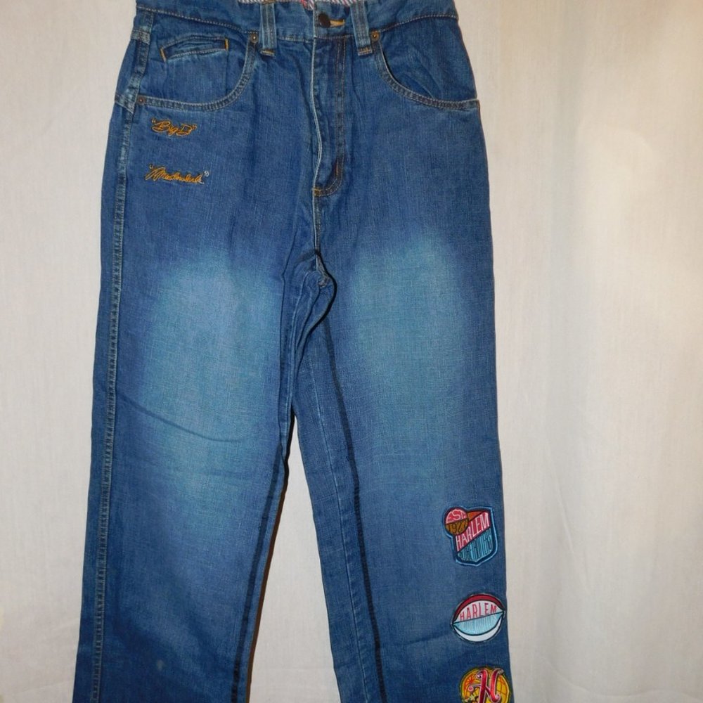 Harlem Globetrotters Platinum Fubu Hip Hop Jeans
